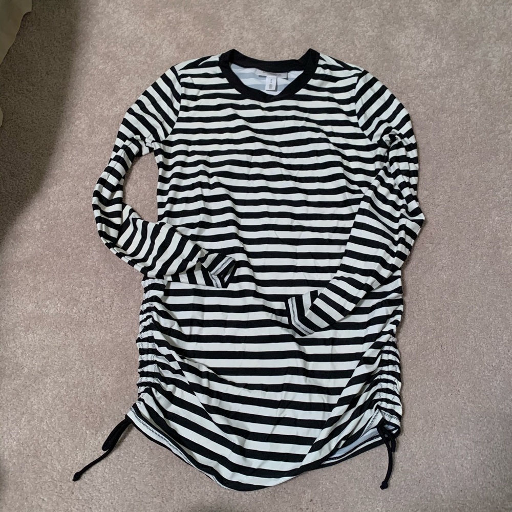 Long Sleeve Maternity Swim Top UPF 50+